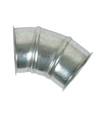 Kolanko 45° ocynkowane z obustronnym kołnierzem Ø 80 mm - www.toolsbook.eu