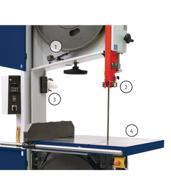 Przecinarka pionowa do drewna HBS 740 LL - www.toolsbook.eu