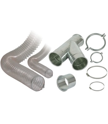 Zestaw przyłączeniowy 1 do systemu odciągowego Ø 120/120/58 mm / 2,5 m Schl. - www.toolsbook.eu