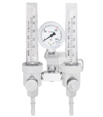 Reduktor butlowy CO2/AR MINI 2 rotametry