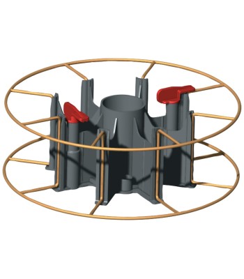 Adapter szpuli drutu 8-ramienny jednoczęściowy - www.toolsbook.eu