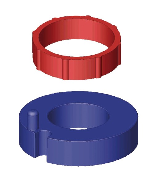 Adapter do centrowania szpul D200 dwuczęściowy - www.toolsbook.eu