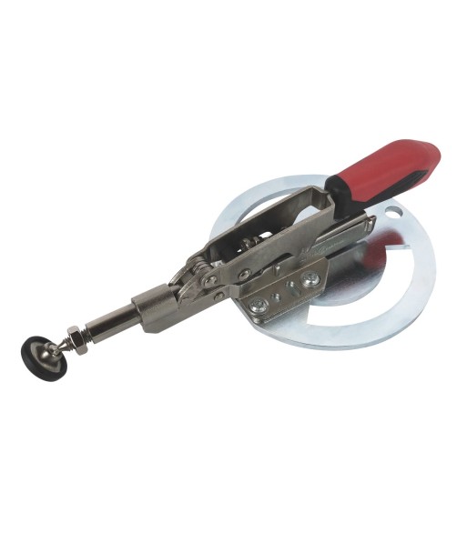 Docisk poziomy z płytą adaptera długość 180 mm, zakres 0-25 mm - www.toolsbook.eu