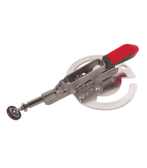 Docisk poziomy z płytą adaptera Długość 253 mm, zakres 0-35 mm - www.toolsbook.eu