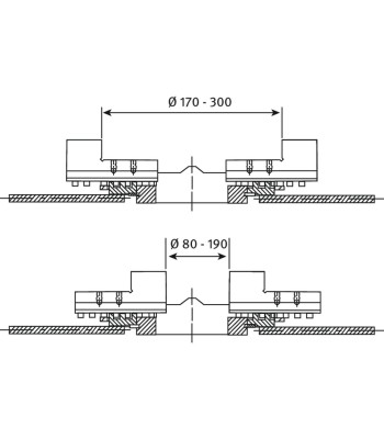 Uchwyt trójszczękowy do SDT350 - SDT500 Nośność 120 kg - www.toolsbook.eu