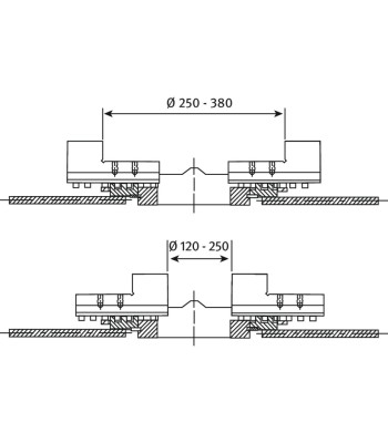 Uchwyt trójszczękowy do SDT500WE Nośność 240 kg - www.toolsbook.eu