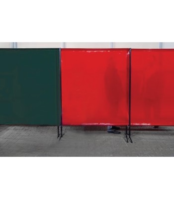 Parawan spawalniczy 1450V czerwony 1450x1870 mm - ze stojakami - www.toolsbook.eu