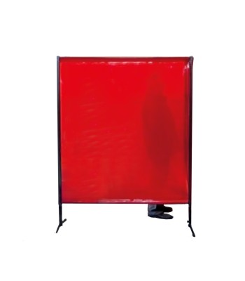 Parawan spawalniczy 1450V czerwony 1450x1870 mm - ze stojakami - www.toolsbook.eu