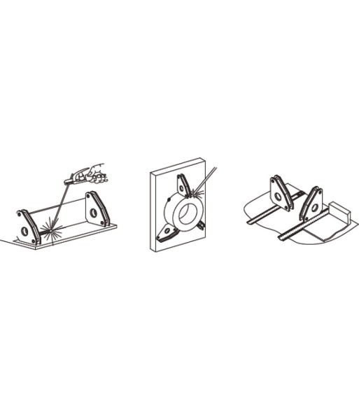 MSWM 10 Magnetyczne kątowniki z otworem - www.toolsbook.eu