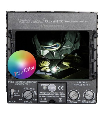 VarioProtect XXL-W-2 TC - czerwona Przyłbica spawalnicza - www.toolsbook.eu
