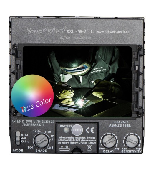 VarioProtect XXL-W-2 TC - czerwona Przyłbica spawalnicza - www.toolsbook.eu