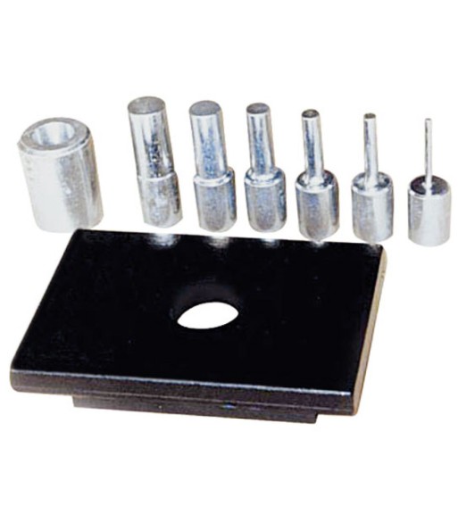 Zestaw trzpieni dociskowych 6-cio elementowy Ø 29, 24, 18, 14, 10, 5 mm - www.toolsbook.eu