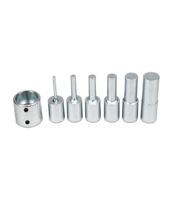 Zestaw trzpieni dociskowych 6-cio elementowy Ø 29, 24, 18, 14, 10, 5 mm WPP15 / 15T - www.toolsbook.eu