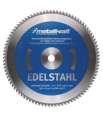 Tarcza tnąca E-steel Ø355x2.4x25.4mm Z90 dla MTS 356 - www.toolsbook.eu
