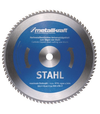 Tarcza tnąca Stal Ø355x2,4x25,4mm Z80 dla MTS 356 - www.toolsbook.eu