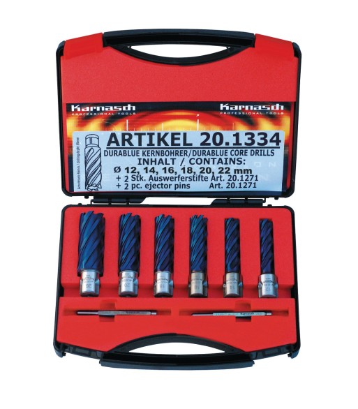 Frezy trepanacyjne zestaw fi 14,16,18,20,26mm BLUE-LINE PRO 30 - www.toolsbook.eu