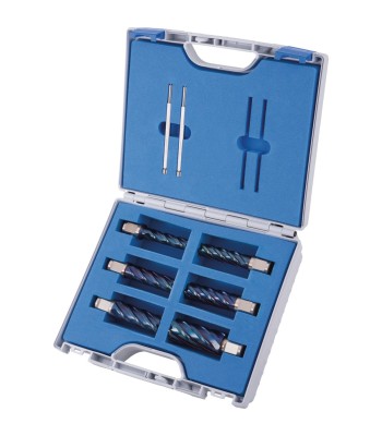 Zestaw wierteł rdzeniowych Blue-Line 55mm Ø14/16/18/20/22/26mm - www.toolsbook.eu