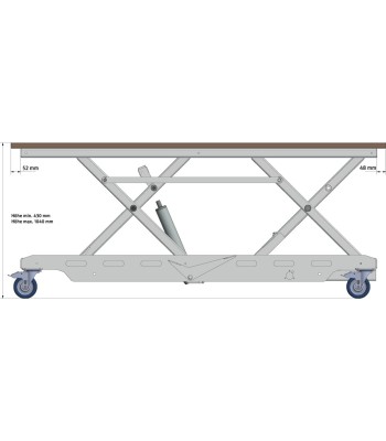 HT 300 L LAP Stół podnośny z perforowanym blatem roboczym UNICRAFT - www.toolsbook.eu