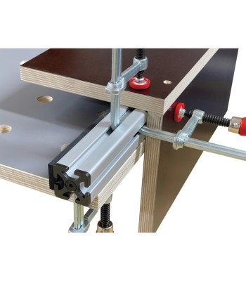 Szyna nośna z powierzchnią antypoślizgową wraz z 2 śrubami mocującymi Ø 20 mm UNICRAFT - www.toolsbook.eu