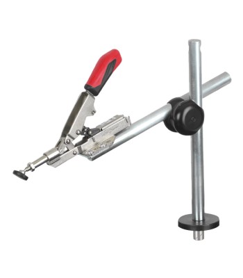 Stojak z poziomym zaciskiem do perforowanej siatki Ø 20 mm UNICRAFT - www.toolsbook.eu
