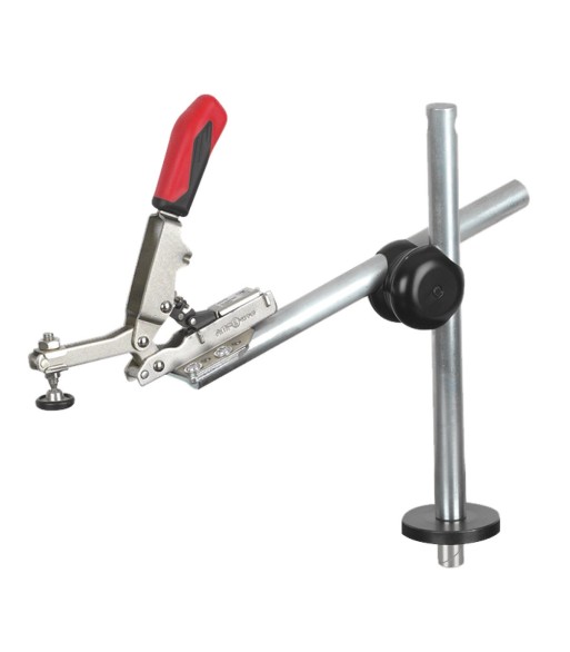 Stojak z zaciskiem pionowym do perforowanej siatki Ø 20 mm UNICRAFT - www.toolsbook.eu