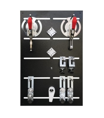 System zaciskowy do siatki perforowanej Ø 20 mm Zestaw 2 UNICRAFT - www.toolsbook.eu