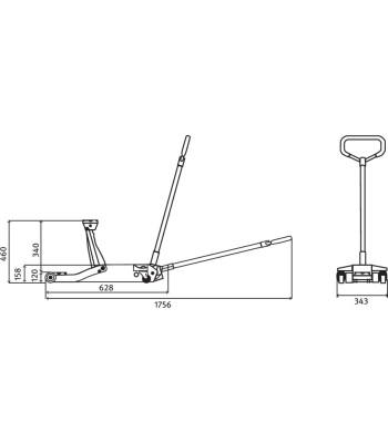 SRWH 3001 SILSpecjalny podnośnik samochodowy 3t UNICRAFT - www.toolsbook.eu