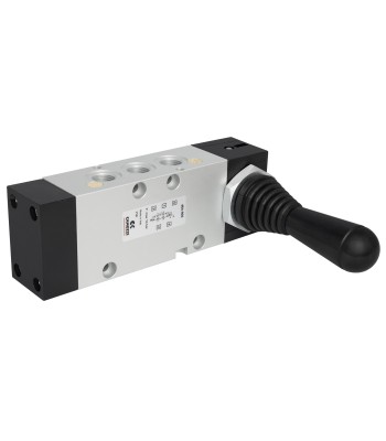 Zawór CAMOZZI 464-905 5/3 CC 1/4" dzwignia monostabilny