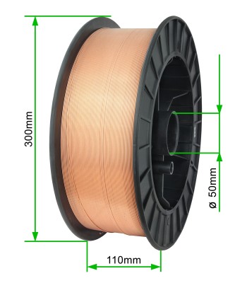 PrimeWire MAG drut spawalniczy ER70S-6 G3Si1 SG2 1.0mm 15kg S300 szpula plastykowa.