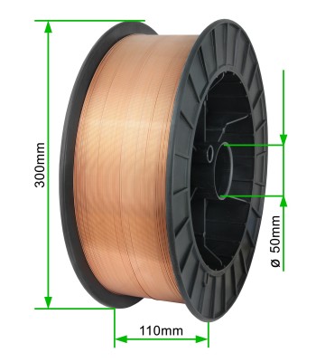 PrimeWire MAG drut spawalniczy ER70S-6 G3Si1 SG2 0.8mm 15kg S300 szpula plastykowa.