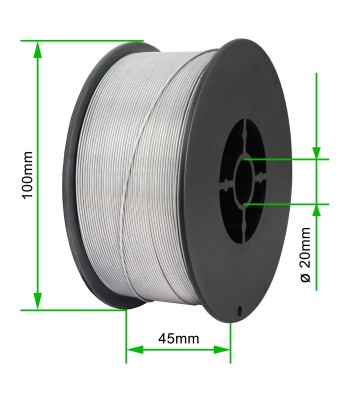 PrimeWire FCAW (SS) Samoosłonowy drut spawalniczy E71T-GS 0.9mm 1kg S100 szpula plastykowa.