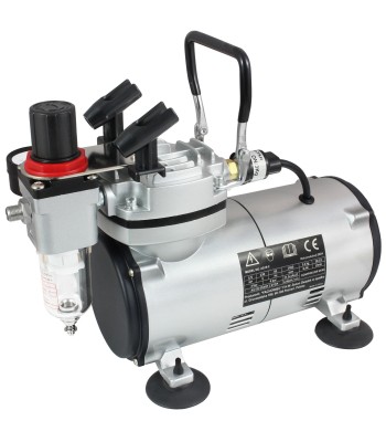 Kompresor MINI zestaw + aerograf-BD130 0.3 mm + w¹¿ 3 mb