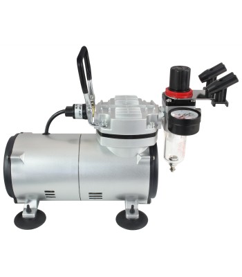 Kompresor MINI zestaw + aerograf-BD130 0.3 mm + w¹¿ 3 mb