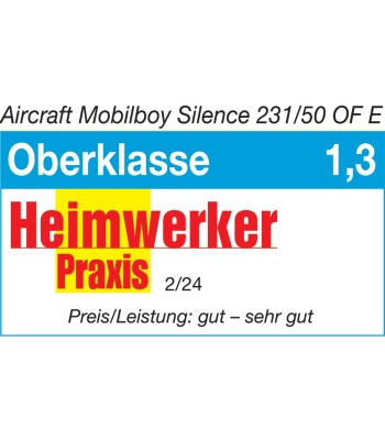 Mobilboy Silence 231/50 OF E bezolejowa sprężarka tłokowa AIRCRAFT - www.toolsbook.eu