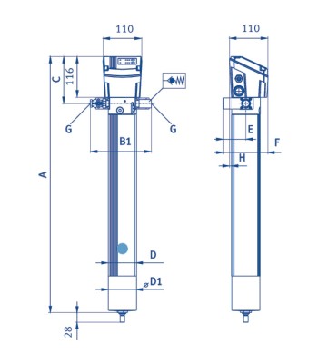 DRYPOINT M eco control DEC1-30S Osuszacz membranowy DM 10-41 Plus - www.toolsbook.eu