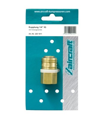 Szybkozłącze z gwintem wewnętrznym 1/4" pakowana po 1 szt. / zawieszka - www.toolsbook.eu