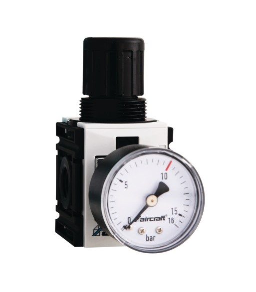 Regulator ciśnienia 1/4" 12 bar z manometrem - www.toolsbook.eu