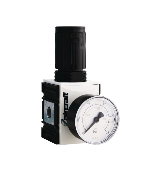 Regulator ciśnienia 1/4" 16 bar z manometrem - www.toolsbook.eu