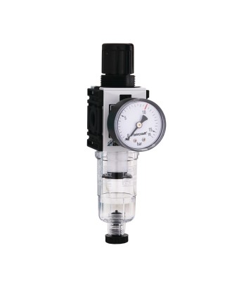 Regulator ciśnienia filtra 1/4" 12 bar z manometrem - www.toolsbook.eu