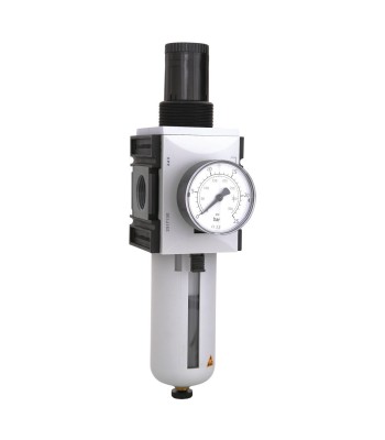 Regulator ciśnienia filtra 1" 16 bar z manometrem - www.toolsbook.eu