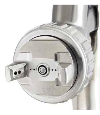 Pistolet lakierniczy LEADER K411 HP 2.0mm zbiornik 600ml model 2022-2026