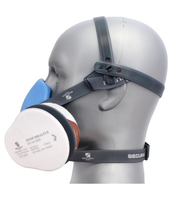 SECURA 3100 Pó³maska + poch³aniacze A1P2