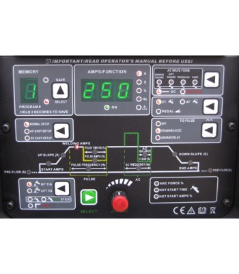 Spawarka inwertorowa JET TIG III AC/DC 250 3w1 IGBT PFC PLASMA Welder Fantasy (JET TIG III 250/3+1) - www.toolsbook.eu