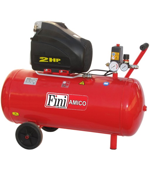 Sprężarka tłokowa kompresor FINI AMICO 50/SF2500 - 50l zbiornik (0101.4) - www.toolsbook.eu