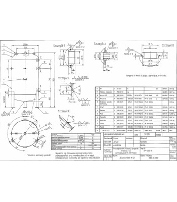 Zbiornik sprężonego powietrza pionowy  AP 1000L 11 bar (CZPAB1.10) - www.toolsbook.eu