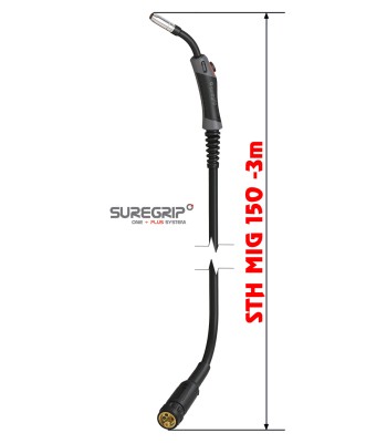 MIG UCHWYT SPAWALNICZY PARKER STH MIG 150 PAK X 3m (STH150E-30ER) - www.toolsbook.eu