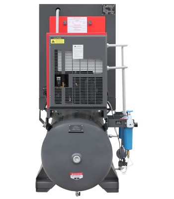 Sprężarka śrubowa ARROW II VSD 15 kW/500 710-1100 l/min. 16 Bar zestaw na zbiorniku poziomym 500L+ osuszacz + filtry ISO 8573-1 