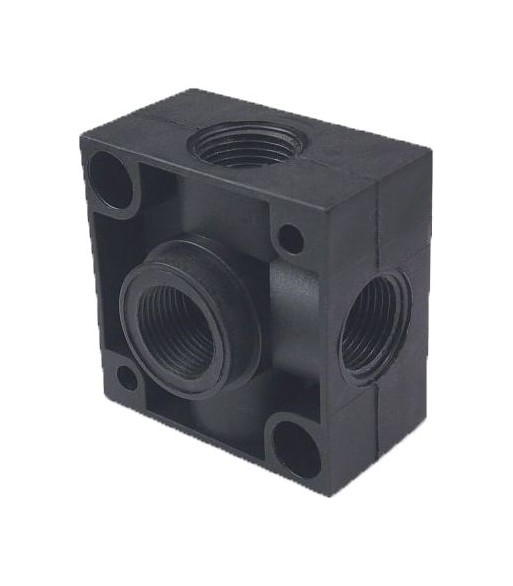 Kostka plastykowa naścienna 4 x 3/8" wew (4102.7) - www.toolsbook.eu