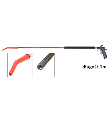 Pistolet do dmuchania oraz czyszczenia wkładów filtrów przemysłowych 1m "PROFI 40" prosty (004ADH-F) - www.toolsbook.eu