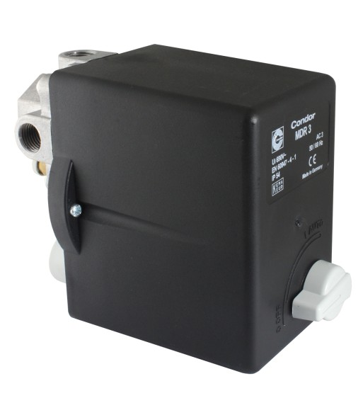 Presostat sprężarki wyłącznik ciśnieniowy MDR3/11 10-16A 5.5kW 400v (12800410) - www.toolsbook.eu